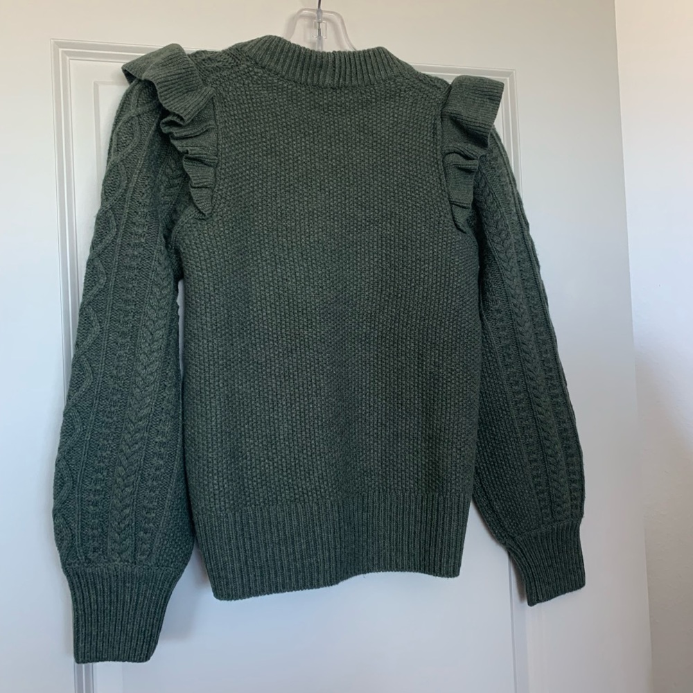 Hollydene Ruffle-Shoulder Pullover Sweater - Picture 7 of 10